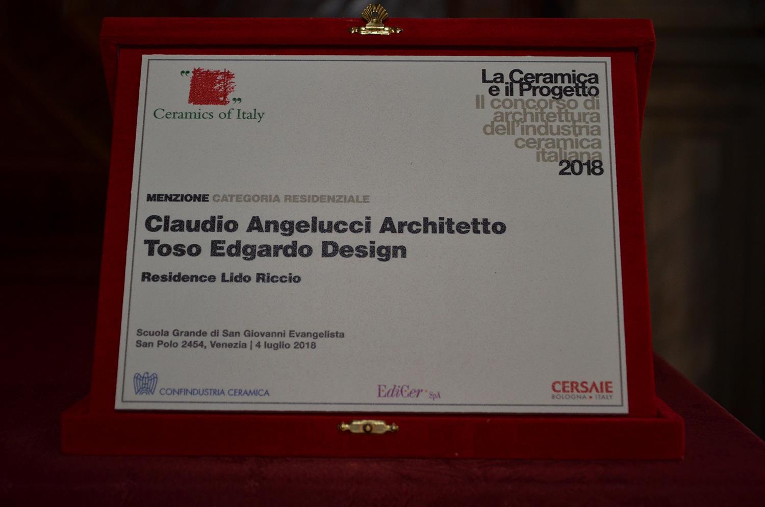 Cotto d'Este received an Honourable Mention during "La Ceramica e il Progetto 2018" show: Photo 6
